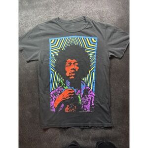 Jimi Hendrix Shirt Mens Large Rock Band Psychedelic Graphic Freeze 1985 Retro